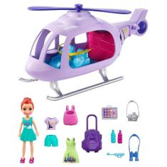 Boneca Polly Pocket Helicóptero Da Polly - Mattel Gkl59