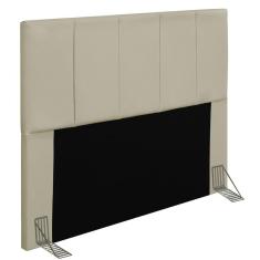Cabeceira Cama Box Casal Queen 160Cm Pérola W01 Corano Bege