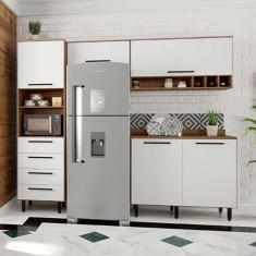 cozinha compacta evolution 5 pt 4 gv branco e tannat