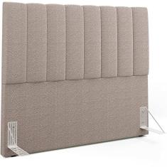 Cabeceira Cama Box Casal 140cm Dália W01 Bouclê Bege