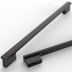 Asidrama Pacote com 10 puxadores de armário de cozinha de bronze polido a óleo de 254 mm, puxadores de armário de cozinha para puxadores de gaveta de armário