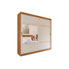 Guarda Roupa 2 Portas de Correr e 4 Gavetas c/ 1 Espelho Blumenau Avel