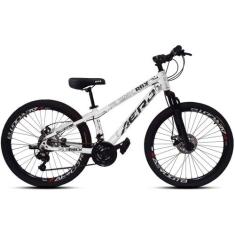 Bicicleta Aro 26 com Câmbio Traseiro Shimano RBX - Aero Bikes, Branco,