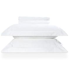 Jogo de Cama Buettner Casal Percal 1000 Fios Dobra Feita 4 peças Branco