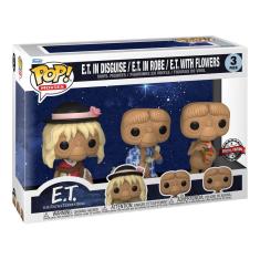 Bonecos de vinil Funko Pop! Movies E.T. 40th, edição de 3 pacotes