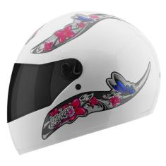 Capacete Fechado Moto Liberty 4 Girls Viseira Fumê Pro Tork Feminino S