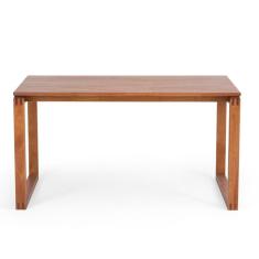 Mesa De Jantar 4 Lugares 160X80Cm Madeira Maciça Craft Artemobili Garapa