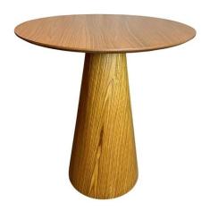 Mesa de Jantar Cone 70 cm Base Madeira Freijó Tampo Freijó - Personal 