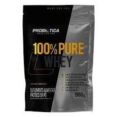 Whey 100 Pure Concentrado 900g Probiótica, Iogurte de Coco