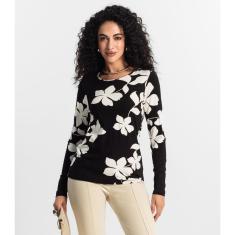 Blusa Manga Longa Feminina Rovitex-Feminino