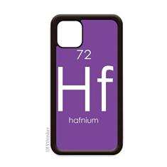 Elementos Químicos Tabela de Período Metais de Transição Hafnium Hf para iPhone 12 Pro Max Capa para Apple Mini Mobile Case Shell