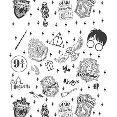 Papel de Parede Adesivo Autocolante Decoração Quarto Filme Livro Harry Potter 3 Metros