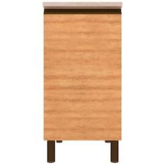 Balcão Bartira Cristal MDP 15mm com 1 Porta e 1 Prateleira - 40cm de largura