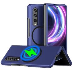 Ephoou Capa magnética para Samsung Galaxy Z Fold 4, [compatível com MagSafe] Capa de telefone de camada dupla de grau militar à prova de choque antiarranhões [carregamento sem fio] para Samsung Galaxy