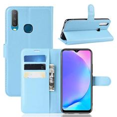 Capa para Vivo Y3 Capa flip carteira de couro para Vivo Y3 Capa de proteção de telefone A capa com design simplificado