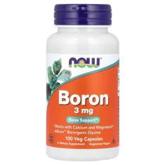 Boron 3MG (100 Cápsulas) Now Foods