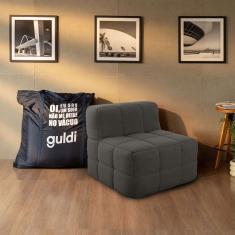 módulo central sofá guldi popup linho grafite