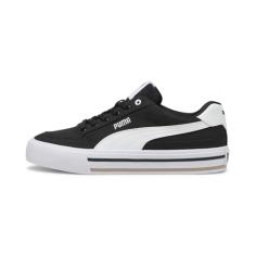 PUMA Tênis masculino clássico Vulc, Preto/branco, 39