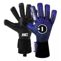 N1 Goalkeeper gloves Scorpius SSG Pro Luvas de Goleiro para Adultos para Futebol Profissional de Látex Alemão. Ultraleves, Ajustáveis e Antiderrapantes com Corte Negativo. Grande Amortecimento