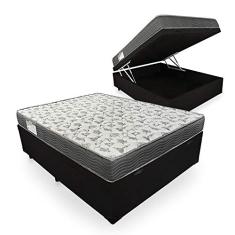 Cama Box Com Baú Viúva + Colchão D33 - Ortobom - Iso 100 128x188x60cm