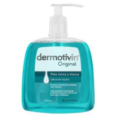 Sabonete Líquido Facial para Pele Mista a Oleosa Dermotivin Original, 