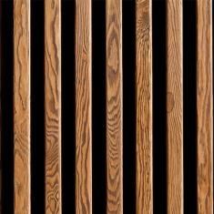 Papel de Parede Adesivo Madeira Black Ripado para Quarto Sala Cozinha 