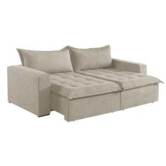Sofá Cama 5 Lugares Retrátil e Reclinável Linho M-184 Martins - Martin