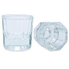 Pote Copo Dappen de Vidro Mistura Pó Líquido Monomer Henna - Hêlen Col