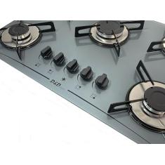 Fogão cooktop D&D 5 bocas a gás (CINZA)