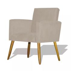 Poltrona Decorativa Nina - Bege Bege