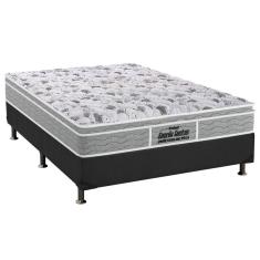 Cama Box Casal: Colchão Espuma D45 Probel /ep Anatômico Guarda Costas Próextreme Plus + Base crc Suede Gray(138x188)
