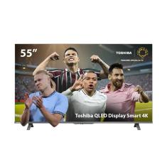 Smart TV QLED 55 4K Toshiba 55C450NS Google TV 3 HDMI 2 USB Wi-Fi - TB035M