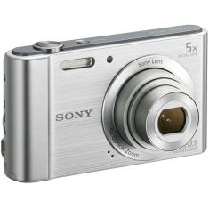 Câmera Digital Sony Cyber-shot Dsc-w800 / 20.1mp / Vídeos Em Hd / Lcd De 2,7''/ Zoom Óptico De 5x /prata