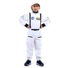 Fantasia Astronauta Luxo Infantil 933220-m Sulamericana Fantasias Branco M 6/8 Anos
