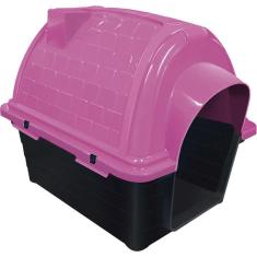 Casa Furacão Pet Plástico Iglu Rosa - Tam. 3
