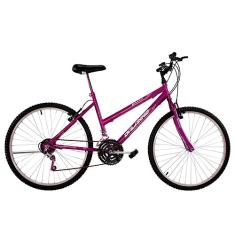 Bicicleta Feminina Aro 24 18V Dalia Cor Violeta