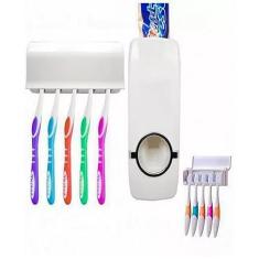 Dispenser Aplicador Creme Dental Pasta Dente Suporte Escovas