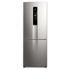 Geladeira Frost Free 490L Efficient com AutoSense Inverse Inox Look IB7S Electrolux