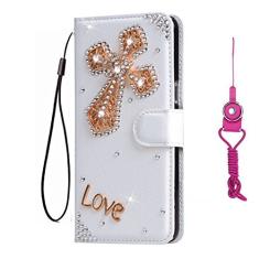 Bling Crystal Diamonds PU couro flip slots carteira capa livro capa pele para Lenovo Zuk Z2