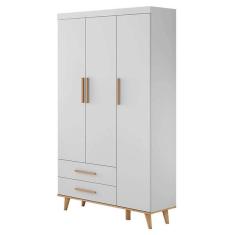 Guarda-roupa Infantil Ludmila 3 Pt 2 Gv Branco