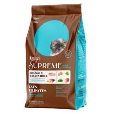 Ração Seca Quatree Supreme Frango e Batata Doce Cães Filhotes Raças Pe