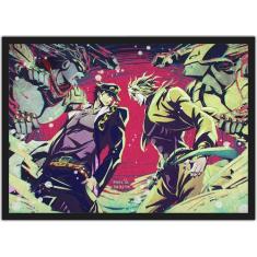 Quadro Anime Jojo'S Bizarre Adventure Desenho Com Moldura - Vital Quad