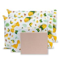 Lençol Solteirão 4 Peças Estampado Infantil C/ Ponto Palito Percal 180