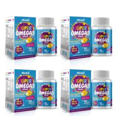 4x Super Ômega 3 Infantil 90 Caps Ekobé