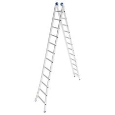 Escada de Alumínio Extensiva 2 x 12 Degraus 3,65 x 6,17 Metros MOR