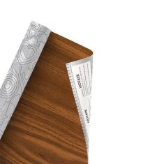 Papel Adesivo Madeira Imbuia 45 Cm X 10 M