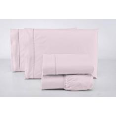 Jogo de Cama King com Virol 200 Fios 100% Algodão 4 Peças - Charme do 