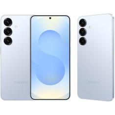 Celular Samsung Galaxy S25 5G, 256GB, 12GB RAM, Câmera Tripla de 50+12+10, Tela Grande de 6.2", Prata