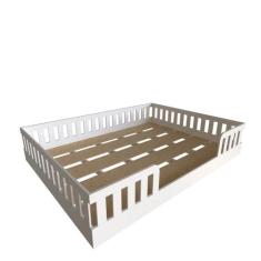 Cama Infantil Montessoriana Casal Sol Yescasa Branco