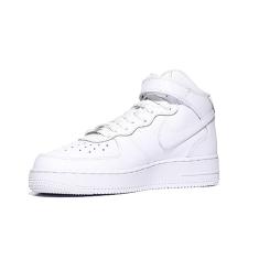 NIKE Tênis de basquete masculino Air Force 1 Mid Le (Gs), Branco, 20 BR